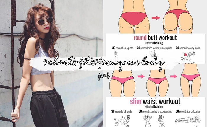 9 fit body charts
