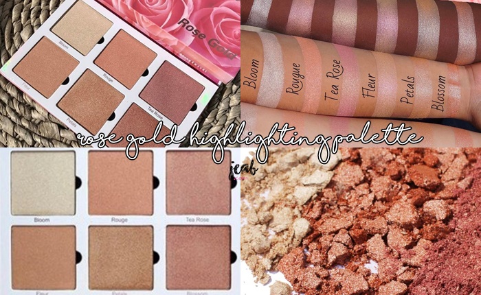 Rose Gold Highlighting Palette