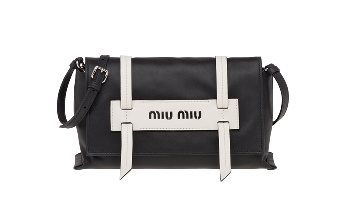 MiuMiu Grace Lux Leather ショルダーバッグ miu miu（ミュウミュウ）の「Miu Miu Grace Lux Small Leather