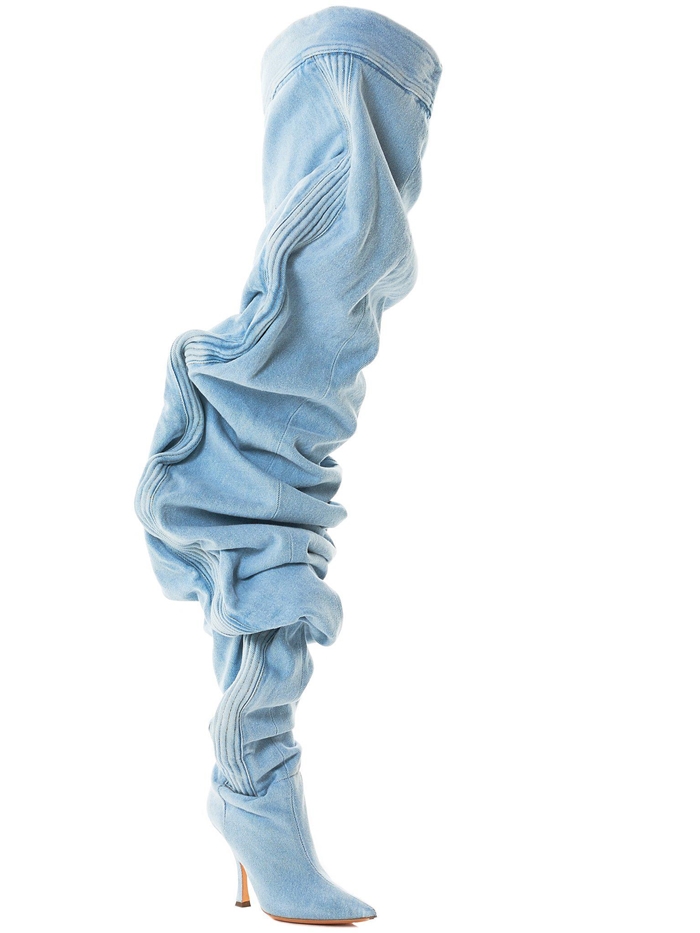 y-project-ICEBL-Contortion-Denim-Boots
