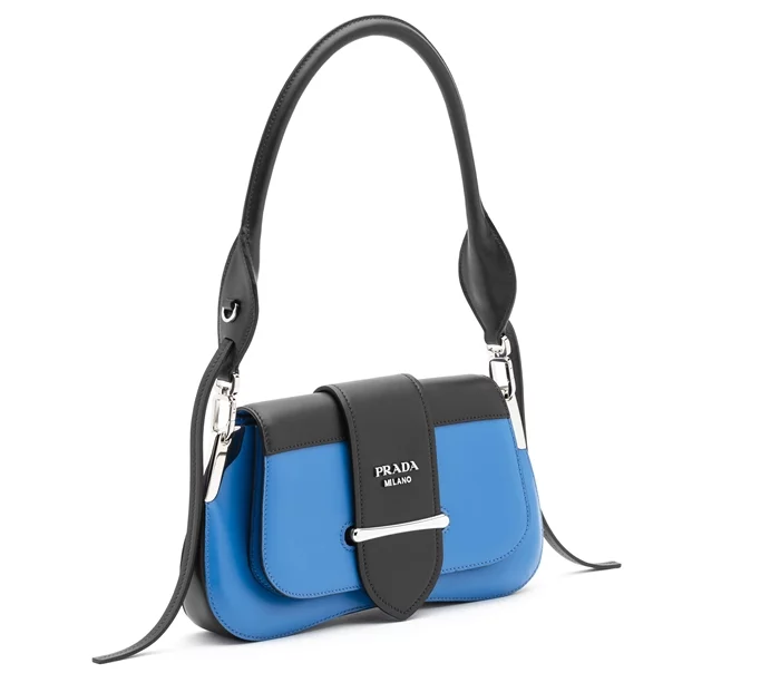 Prada Sidonie 1BD168 V OJH City Calf Marea+Nero