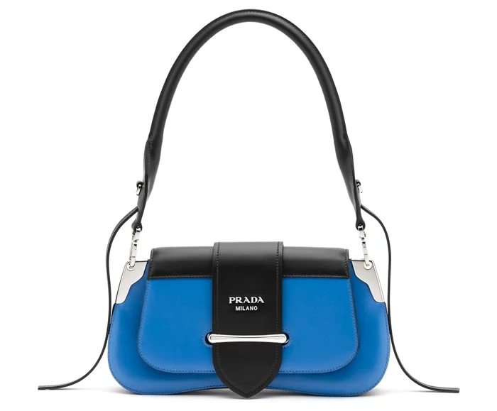 Prada Sidonie 1BD168 V OJH City Calf Marea+Nero